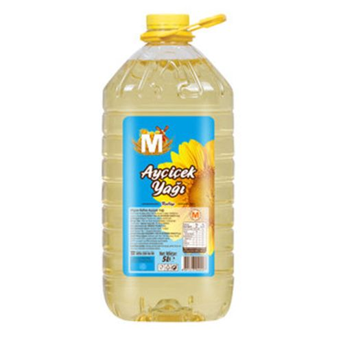 Migros Ayçiçek Yağı 5 Lt Köşeli Pet