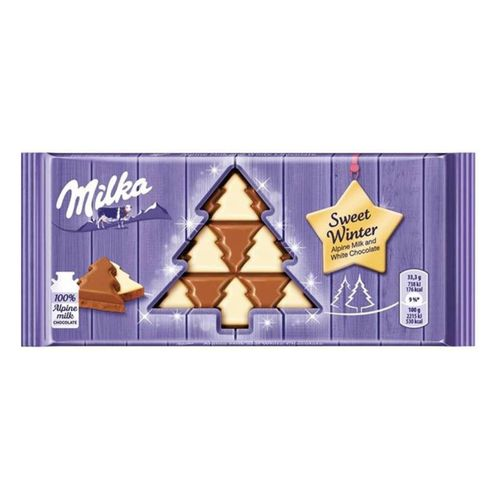 Mılka Sütlü Ve Beyaz Çikolata 100 G