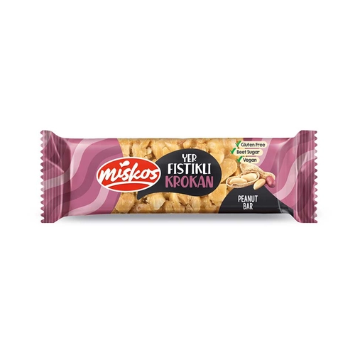 Miskos Bar Krokan Yer Fıstıklı 35 Gr
