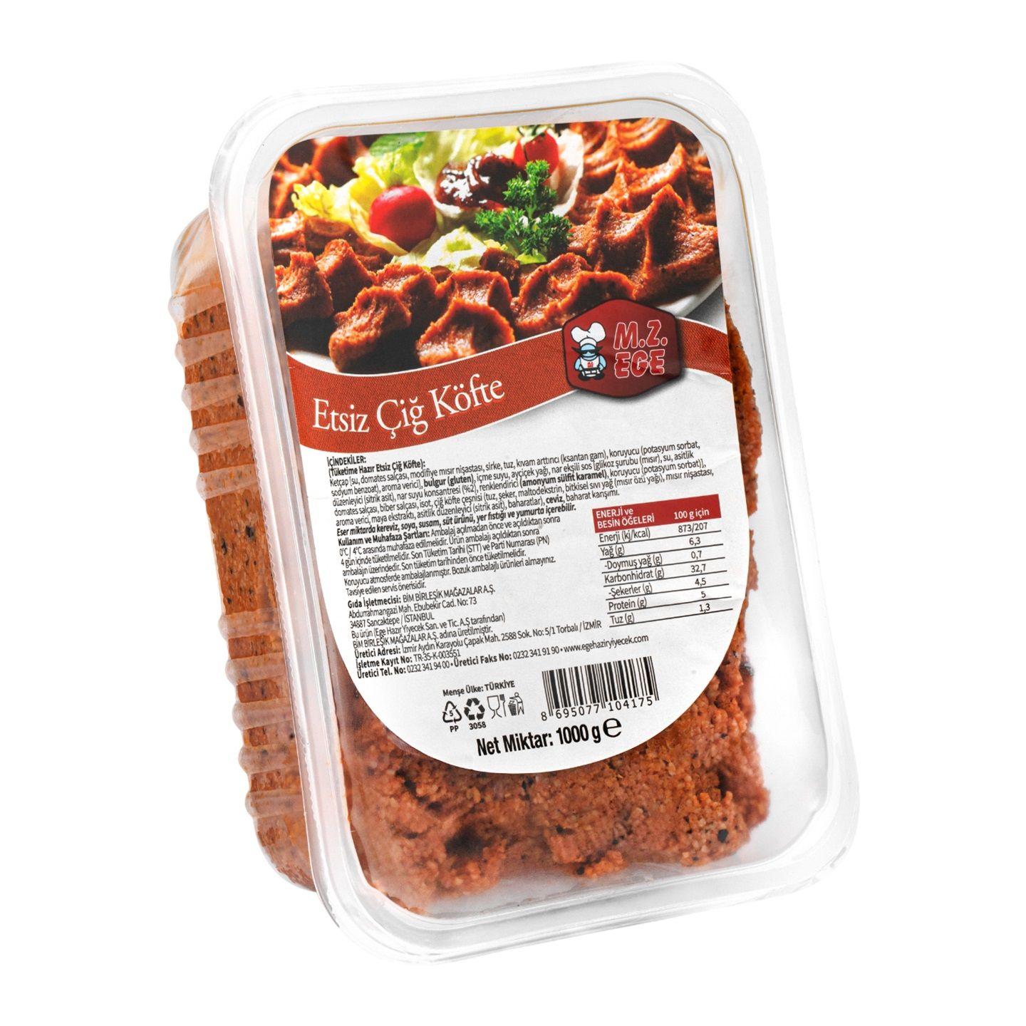 M.Z Ege Çiğ Köfte 1000 Gr