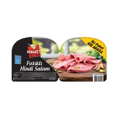 Namet Fıstıklı Hindi Salam 2x50 Gr