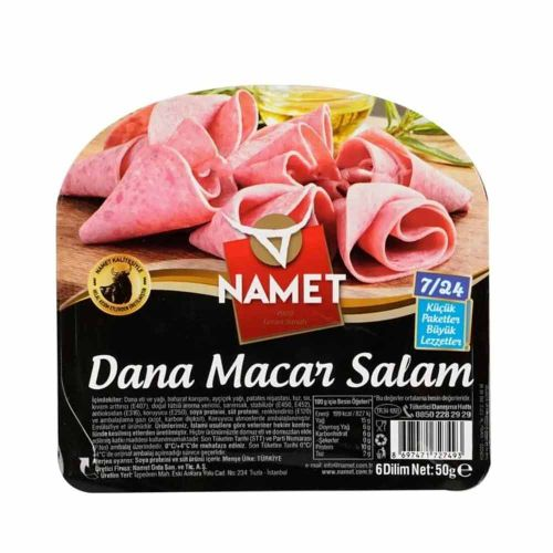 Namet Salam Dana Dilimli Macar 7/24 50 GR