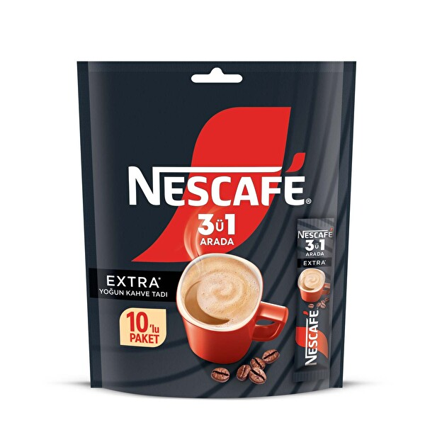Nescafé 3'ü 1 Arada Extra 10 Adet