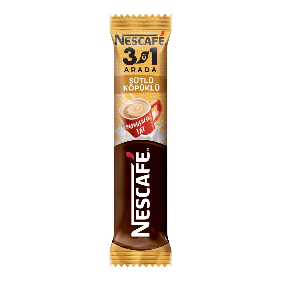 Nescafé 3'ü 1 Arada Sütlü Köpüklü 17 Gr