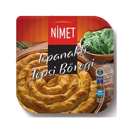 Nimet Dondurulmuş Ispanaklı Tepsi Böreği 650 Gr