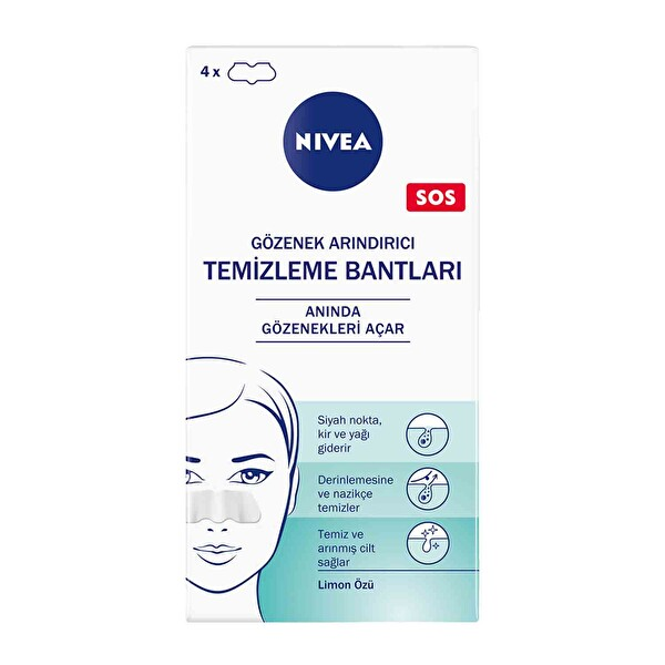Nivea Yüz T-Bölgesi Temizleyici Bandı Adet