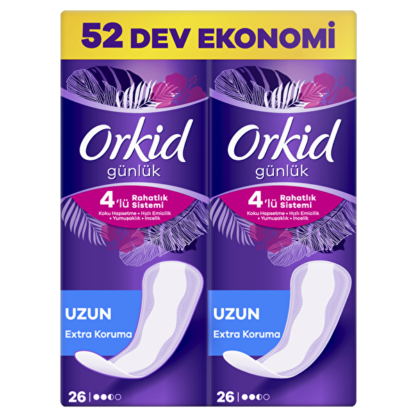 Orkid Günlük Koruma Eko Uzun 52 Adet