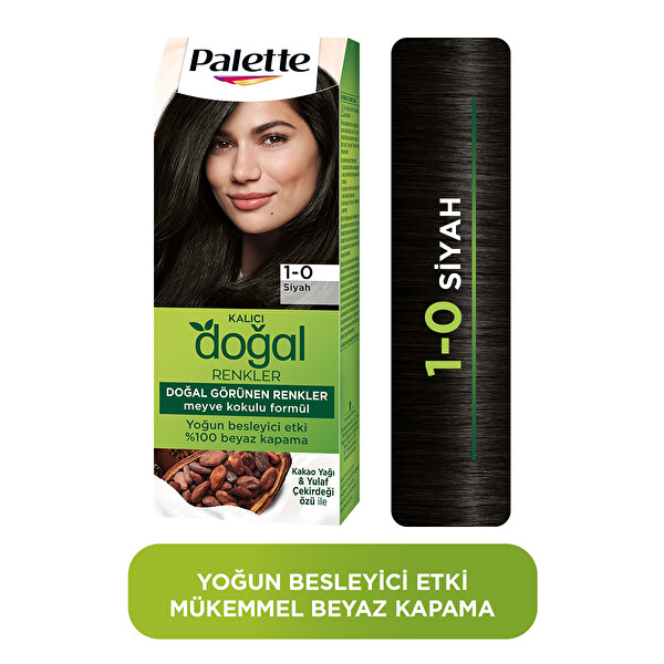 Palette Basic Saç Boyası 1-0 Siyah 1 Adet