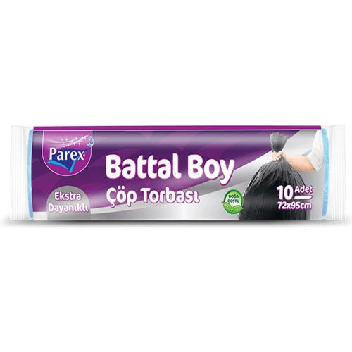 Parex Ekstra Dayanıklı Çöp Torbası Battal 7 Adet
