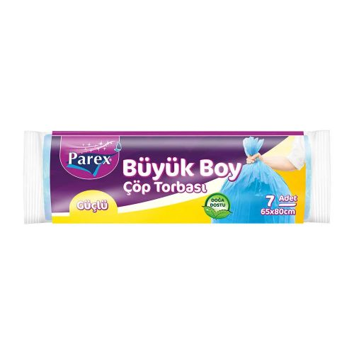 Parex Güçlü Çöp Torbası Büyük 10 Adet