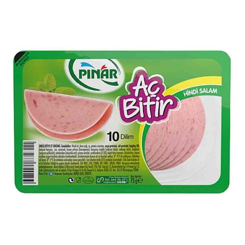 Pınar Aç Bitir Salam Hindi Dilimli 70 Gr
