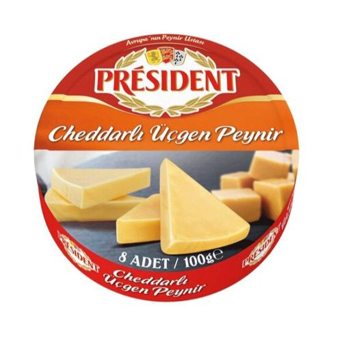President Cheddarlı Üçgen Peynir 100 Gr
