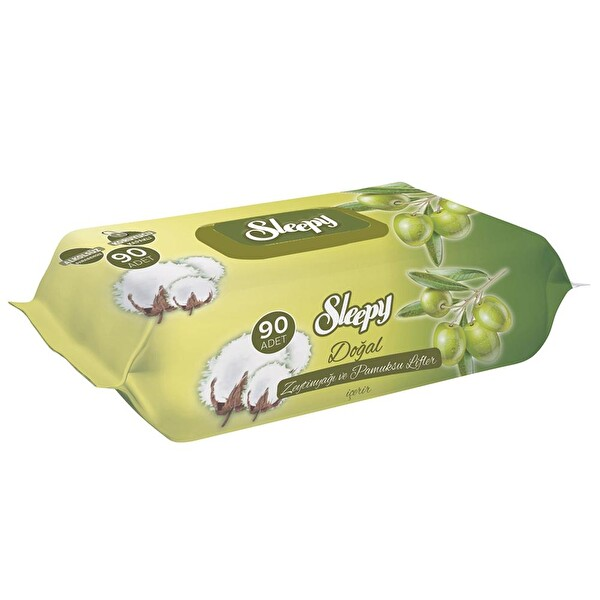 Sleepy Islak Havlu Zeytinyağı 90 Adet