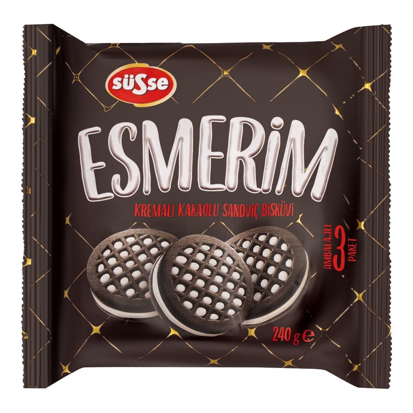 Süsse Esmerim Kakao Kremalı Bisküvi 240 Gr