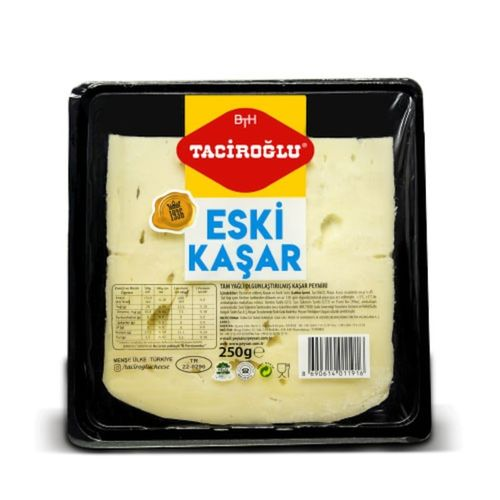 Taciroğlu Tam Yağlı Olgunlaştırılmış Eski Kaşar Peynir 250 Gr