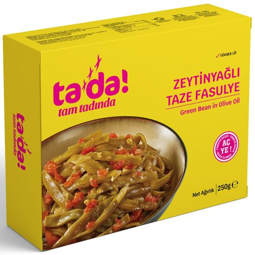 Tada Vegan Zeytinyağlı Taze Fasulye 250 Gr