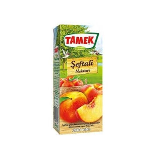 Tamek Şeftali Nektarı Küçük Şişe 200 Ml