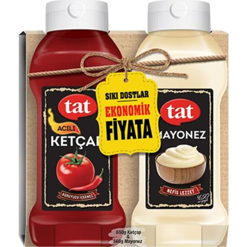 Tat Sıkı Dostlar Ketçap 650 Gr-mayonez 560 Gr
