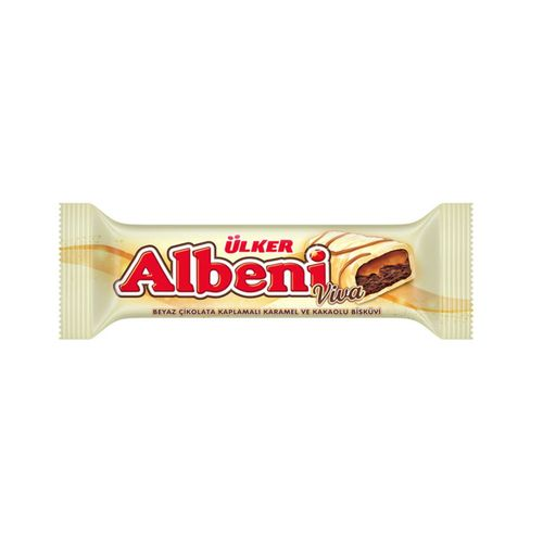 Ülker Albeni Viva Beyaz Çikolata Kaplamalı Bar 36 Gr