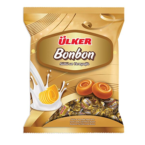 Bonbon Sütlü Tereyağlı İkramlık Şeker 275 Gr