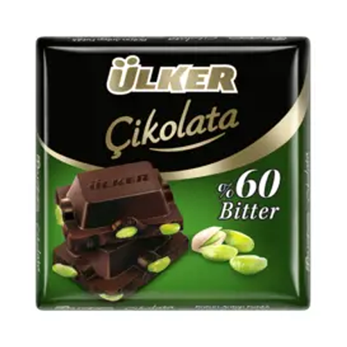 Ülker Çik.bıtter Fıstıklı Kare 65grx6x6