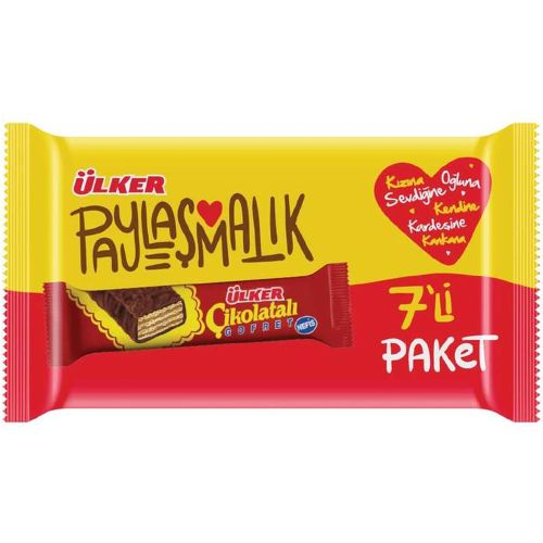 Ülker Çikolatalı Gofret 7 Adet 252 Gr