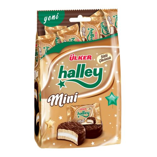 Ülker Halley Mini Çikolata Kaplamalı Bisküvi 10x10.3 Gr