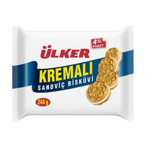 Ülker Bisküvi Kremalı 4 x 61 Gr