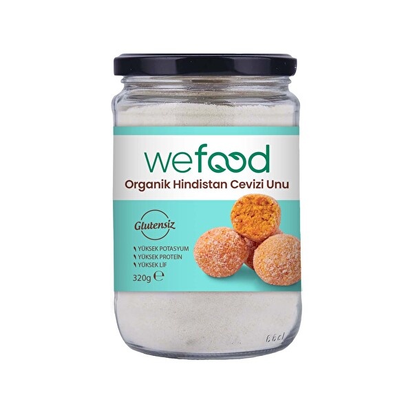 Wefood Organik Hindistan Cevizi Unu 320 Gr