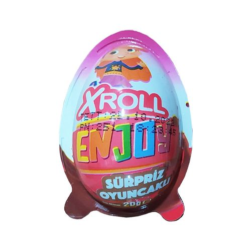 Xroll Enjoy Çikolata Sürpriz Yumurta Kız, 20 GR