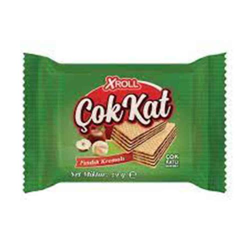 Xroll Gofret Fındık Kremalı Çok Katlı 39 Gr