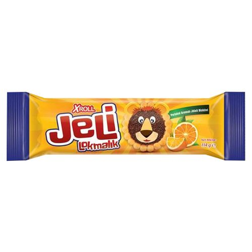 Xroll Jeli Bisküvi Portakal Jöleli 114 Gr