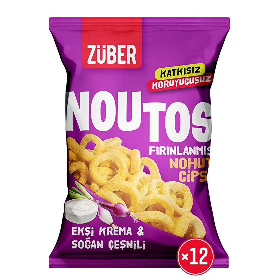 Züber Ekşi Krema & Soğan Nohut Cipsi 55 Gr